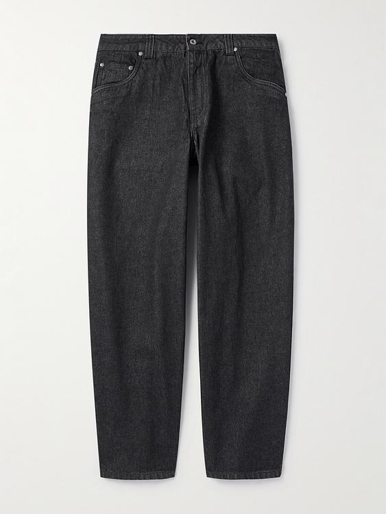 Black wide-leg jeans from DIME