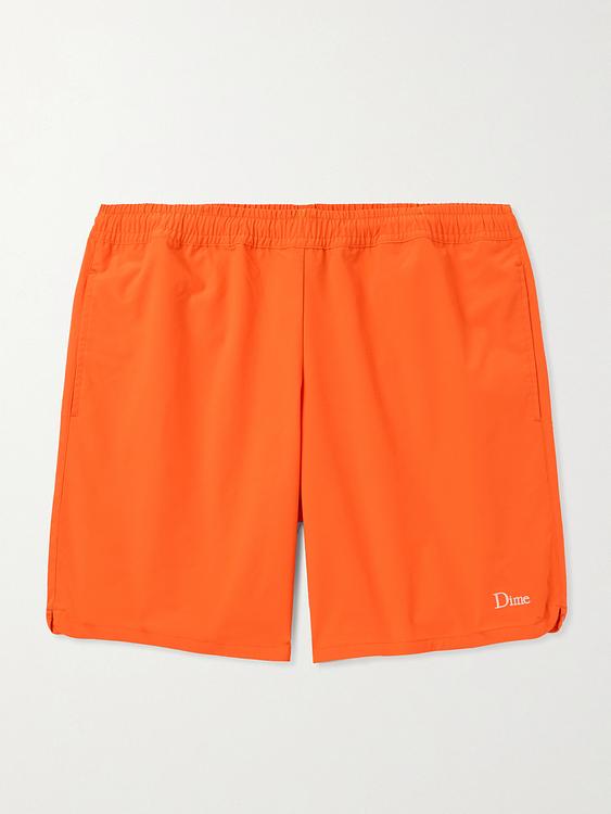Orange swim shorts from DIME
