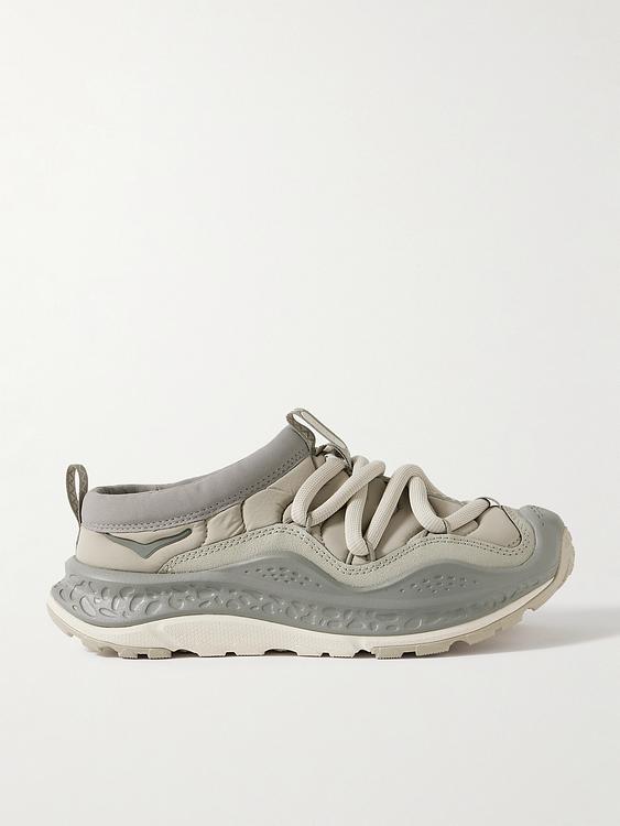 Grey sneakers from Hoka
