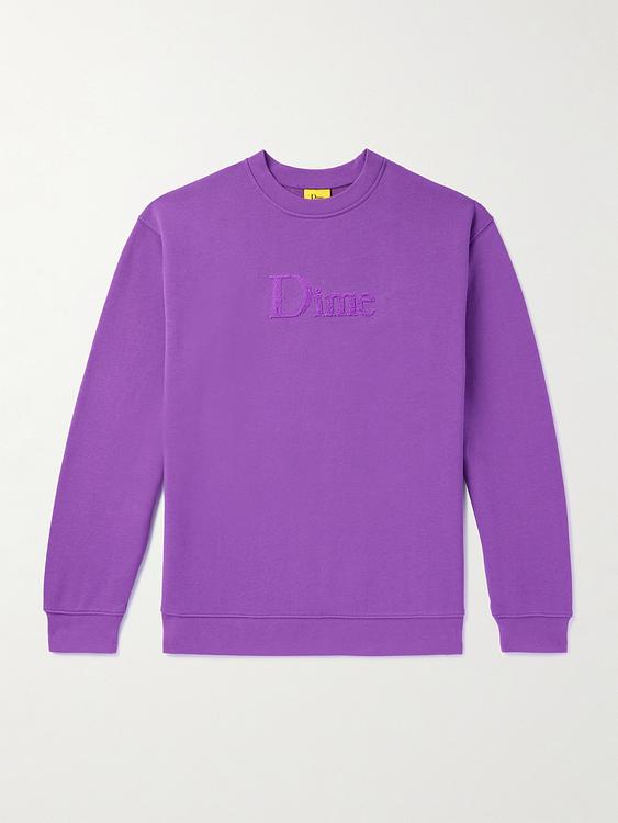 Print purple sweatshirt from DIME