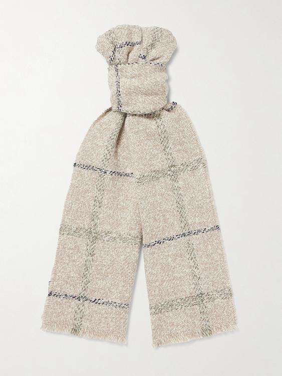 Beige scarve from Johnstons of Elgin