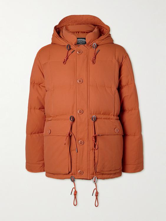Brown down jacket from FrizmWORKS