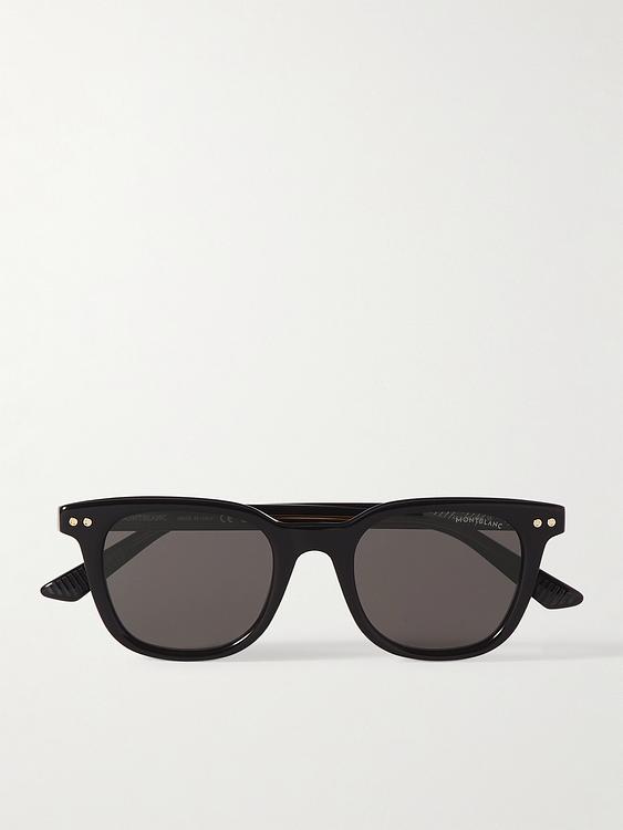 Black d-frame sunglasses from MONTBLANC EYEWEAR