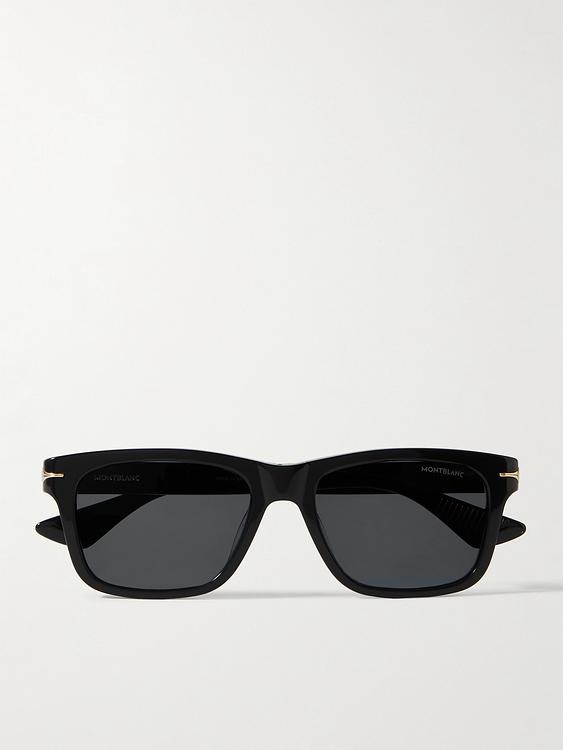 Black d-frame sunglasses from MONTBLANC EYEWEAR