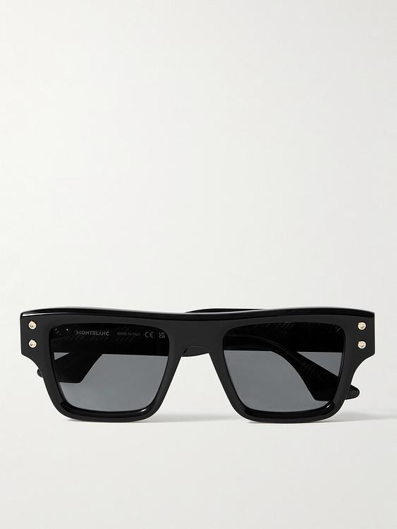 Black d-frame sunglasses from MONTBLANC EYEWEAR