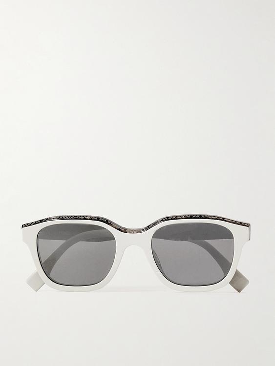 Grey d-frame sunglasses from Fendi