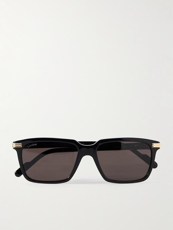Black d-frame sunglasses from Cartier Eyewear