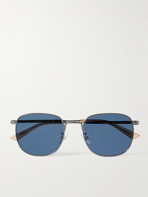 Blue d-frame sunglasses from MONTBLANC EYEWEAR