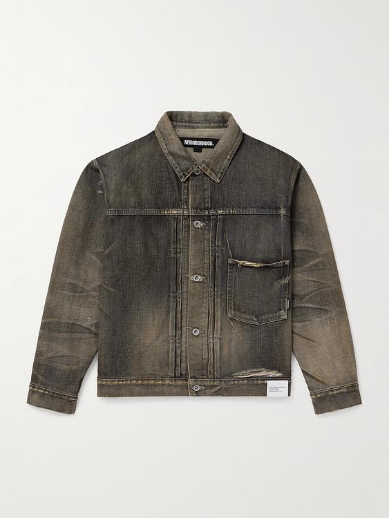 Dark green denim jacket from Neighborhood