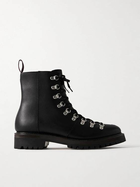 Black lace-up boots from Grenson