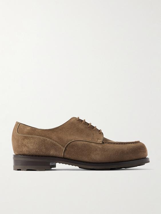 Dark brown derby shoes from J.M. Weston