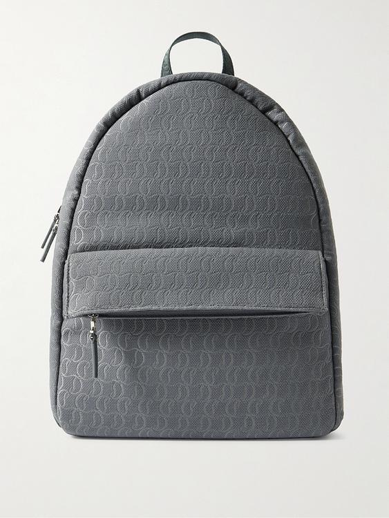 Dark grey backpack from Christian Louboutin