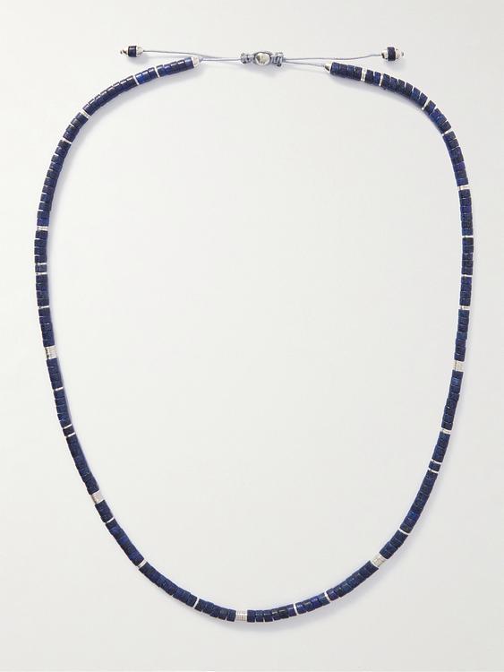 Blue necklace from M. Cohen