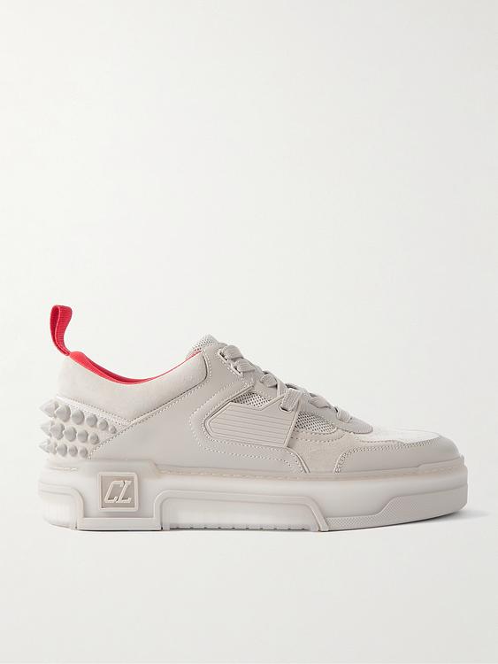 Beige sneakers from Christian Louboutin