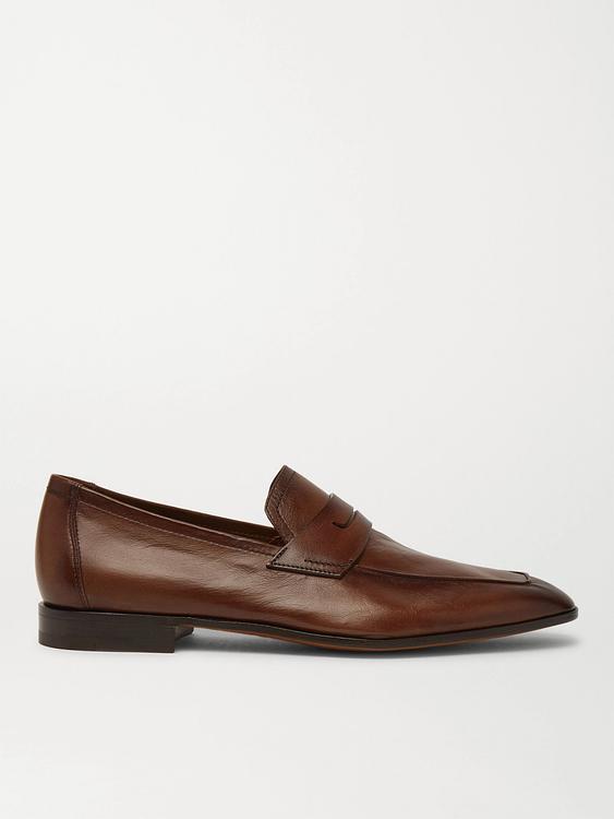 Brown loafers from Berluti