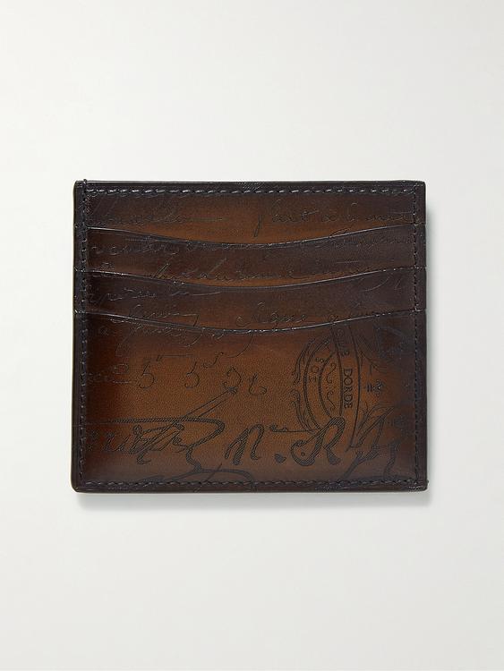 Dark brown wallet from Berluti