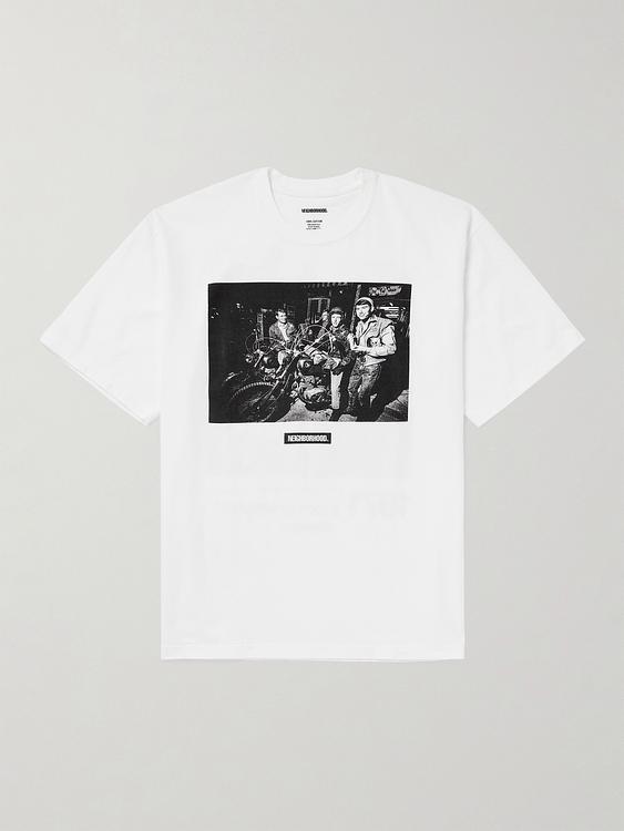 Print white t-shirt from Neighborhood