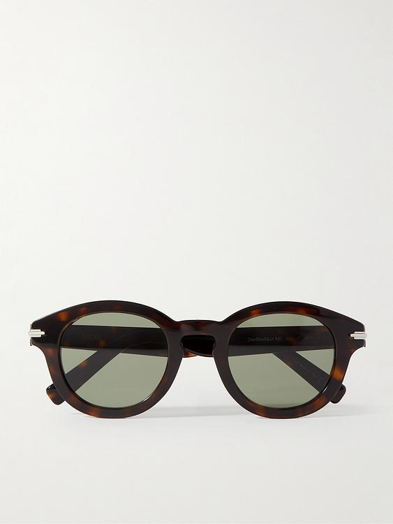 Black round frame sunglasses from Dior Eyewear