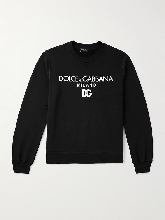 Print black sweatshirt from Dolce&Gabbana