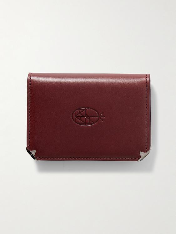 Dark red wallet from Jacques Marie Mage