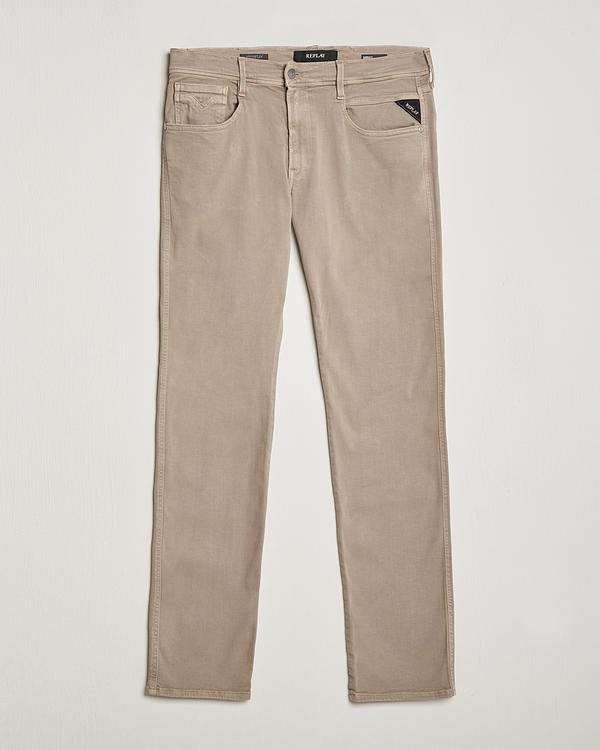 Taupe casual trousers from Replay