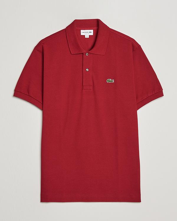 Red short sleeve polo shirt from Lacoste