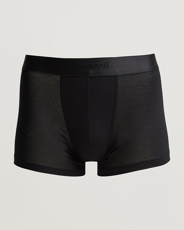 Black boxer briefs from Zimmerli Of Switzerland
