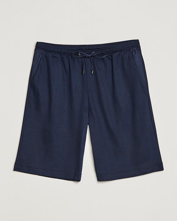 Dark blue chino shorts from Zimmerli Of Switzerland