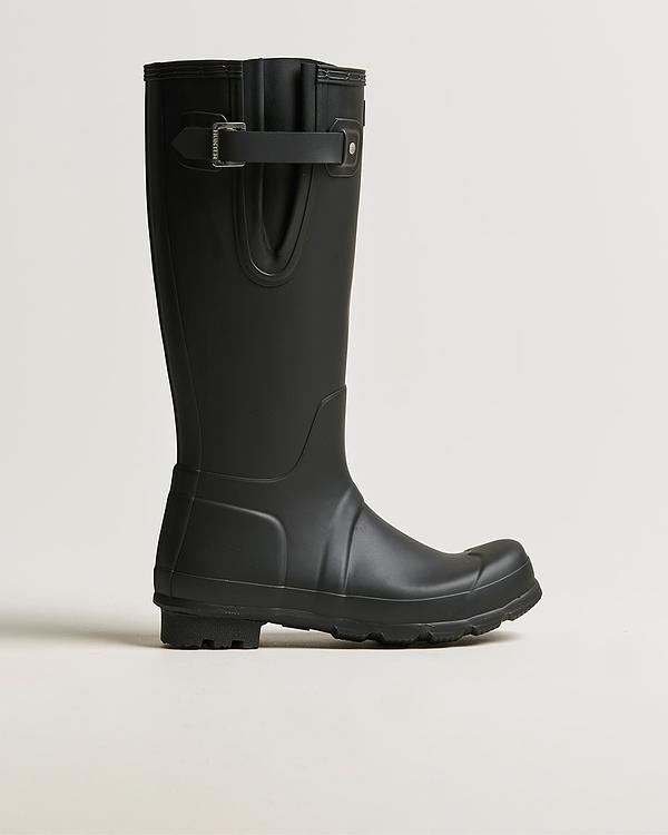 Dark grey rubber boots from Hunter Boots