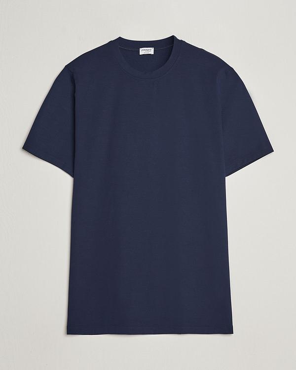 Dark blue t-shirt from Zimmerli Of Switzerland