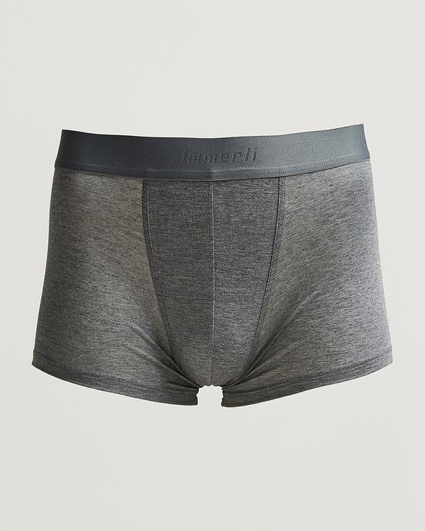 Dark grey boxer briefs from Zimmerli Of Switzerland