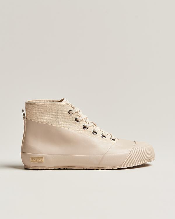 Beige lace-up boots from Novesta