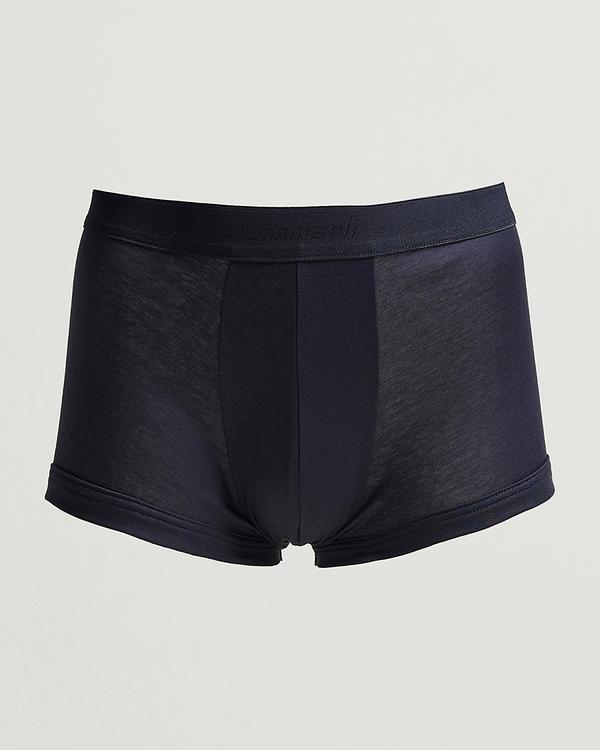 Dark blue boxer briefs from Zimmerli Of Switzerland