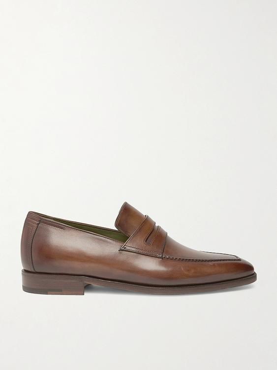 Brown loafers from Berluti