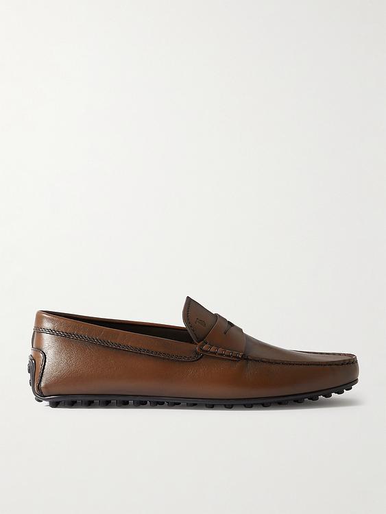 Brown loafers from Tod's