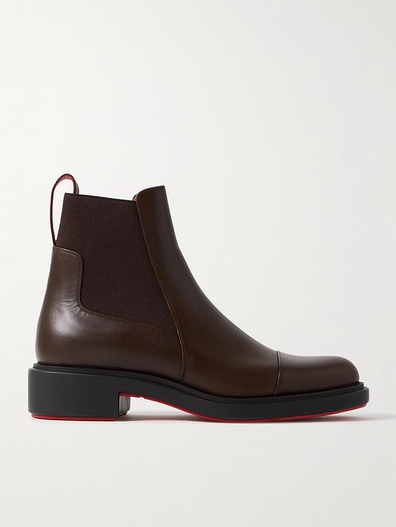 Black chelsea boots from Christian Louboutin