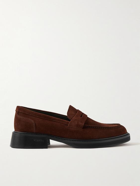 Dark brown loafers from VINNY's