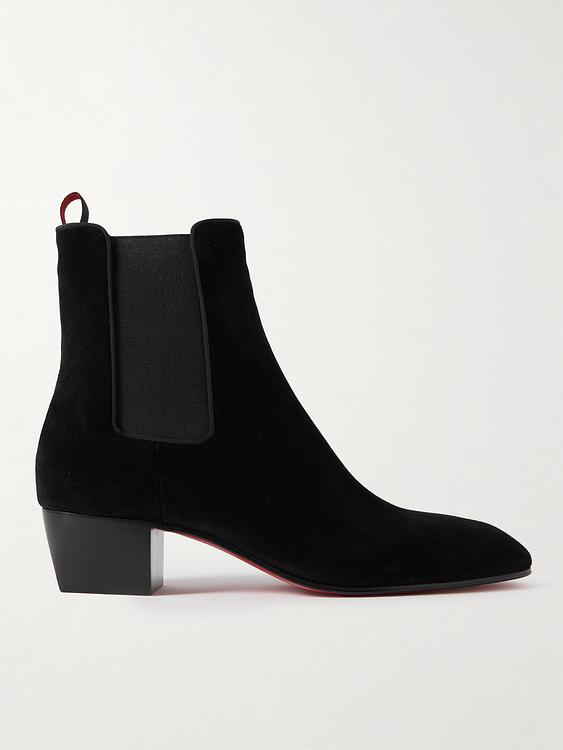Black chelsea boots from Christian Louboutin