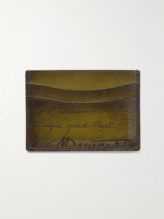 Brown wallet from Berluti