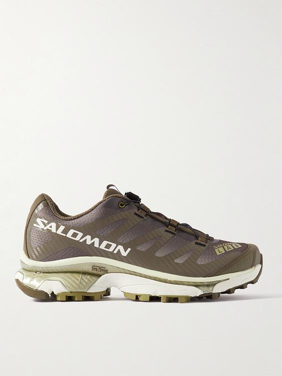 Taupe sneakers from Salomon