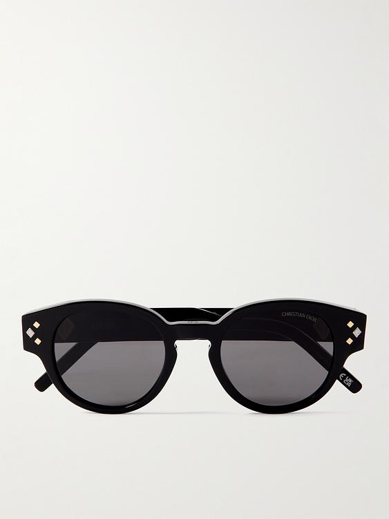 Black d-frame sunglasses from Dior Eyewear