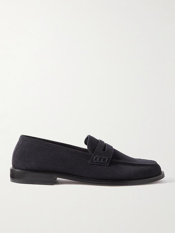Black loafers from Manolo Blahnik