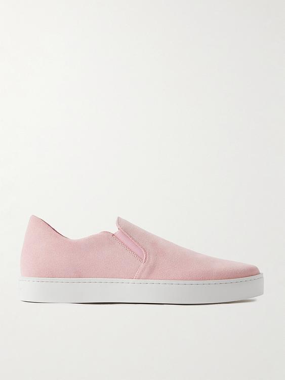 Light pink loafers from Manolo Blahnik