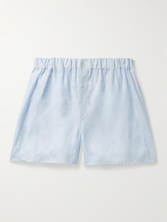Light blue boxer shorts from Emma Willis