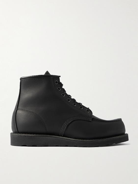 Black lace-up boots from Red Wing Shoes