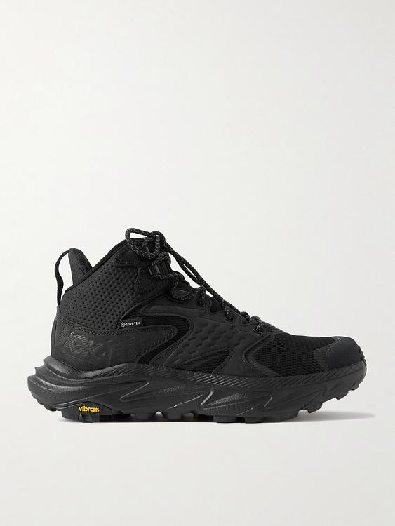 Black sneakers from Hoka