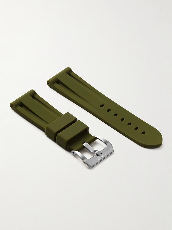 Green watch strap from Horus Watch Straps