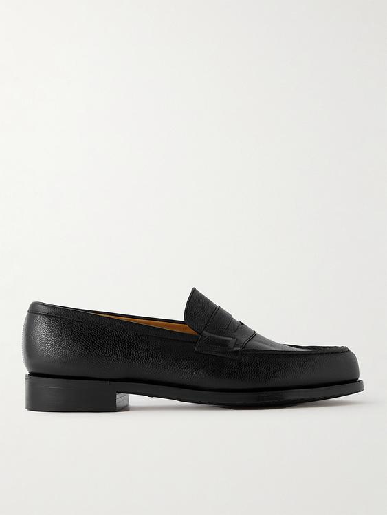 Black loafers from J.M. Weston