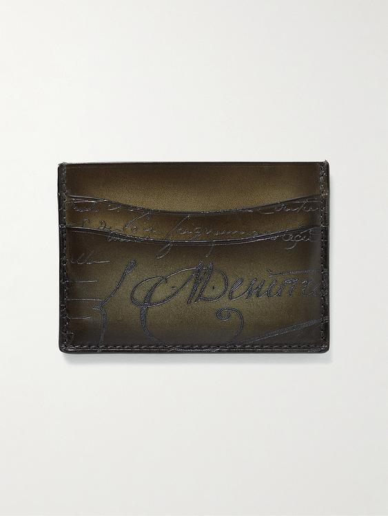 Dark grey wallet from Berluti