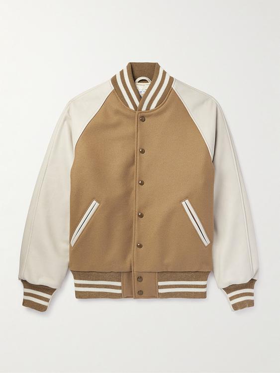 Brown bomber jacket from Golden Bear